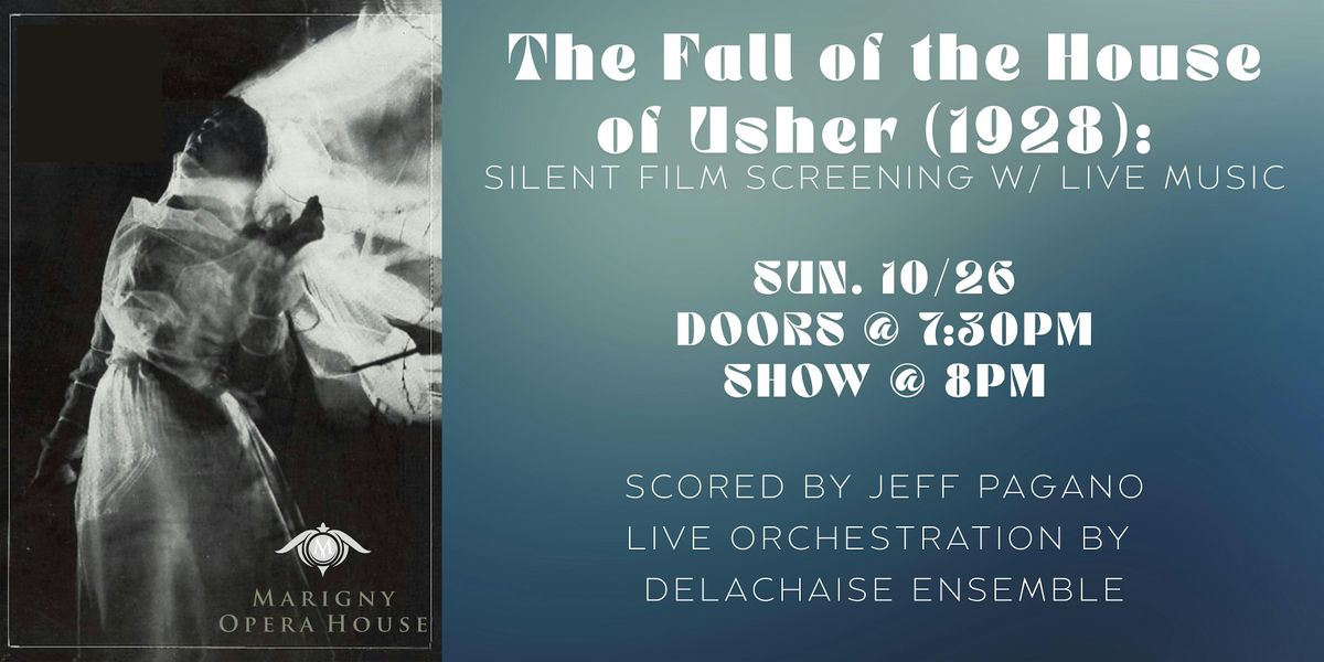 The Fall of the House of Usher (1928): Silent Film Screening w/ Live Music, 26 October | Event in New Orleans