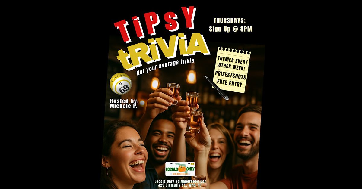 TiPsY tRiViA, 21 August | Event in West Palm Beach | AllEvents