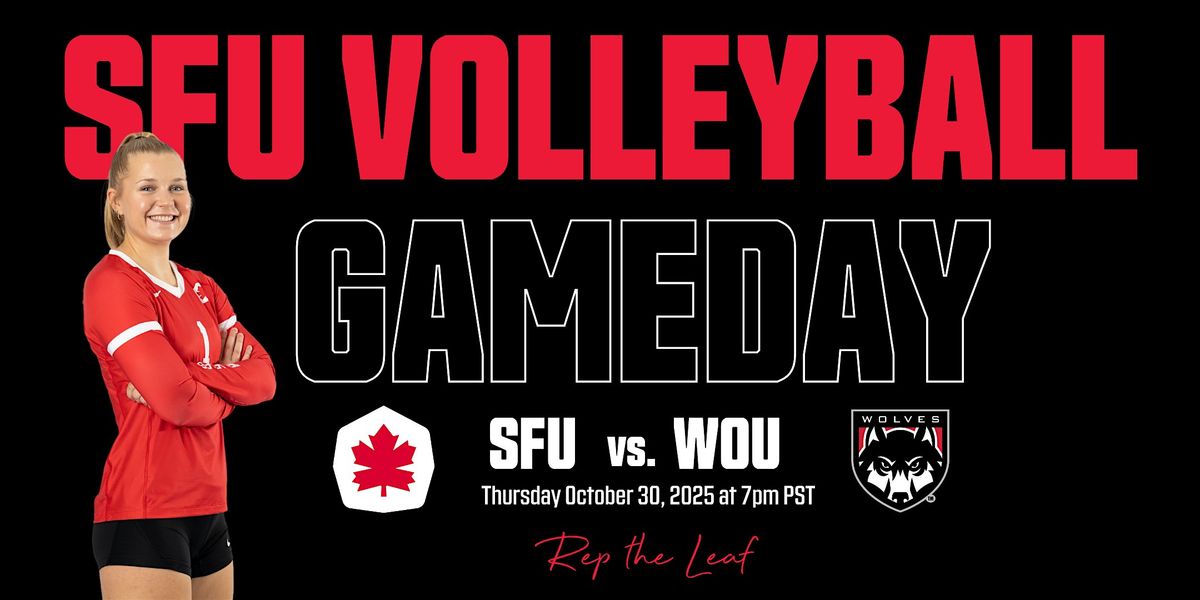 SFU Volleyball vs. Western Oregon University, 30 October | Event in Burnaby | AllEvents