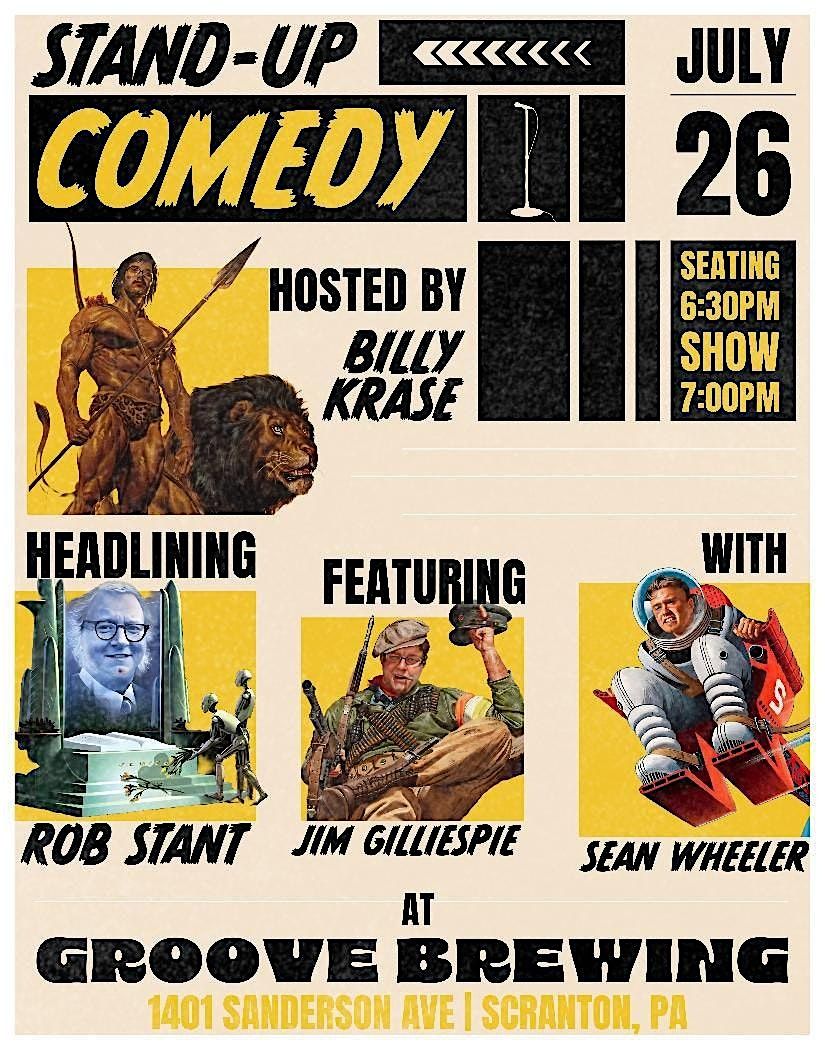 PACT Presents: Rob Stant @ Groove Brewing, 26 July | Event in Scranton | AllEvents