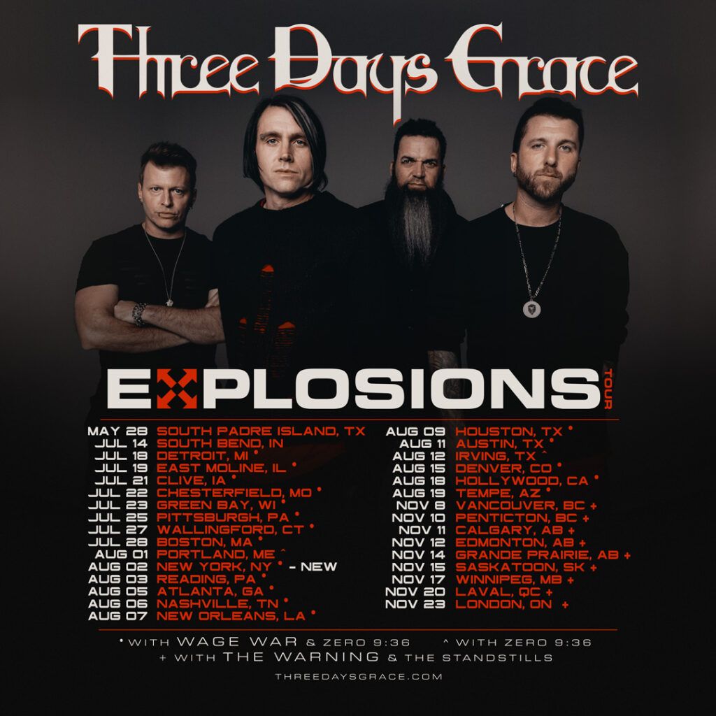 Three Days Grace Düsseldorf Tickets, 3 December | Event in Düsseldorf | AllEvents