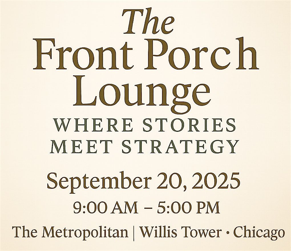 The Front Porch Lounge: A VIP Day for Women to Show Up, Speak Up & Glow Up., 20 September | Event in Chicago