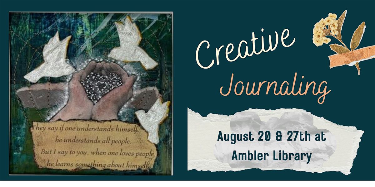 Creative Art Journaling Workshop at Ambler Library, 20 August | Event in Ambler | AllEvents