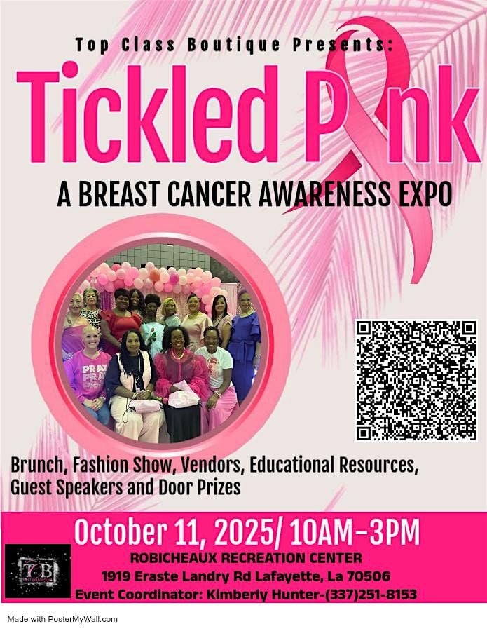 2nd Annual Tickled Pink: A Breast Cancer Awareness Expo, 11 October | Event in Lafayette | AllEvents
