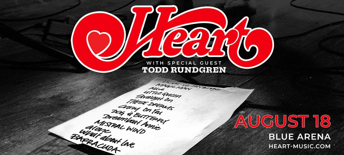 Heart & Todd Rundgren, 12 August | Event in San Diego | AllEvents