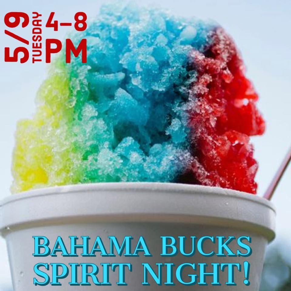 Bahama Bucks Spirit Night, Bahama Buck's (Humble, TX), May 9 2023