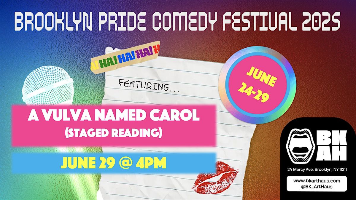 A Vulva Named Carol, 29 June | Event in Brooklyn | AllEvents