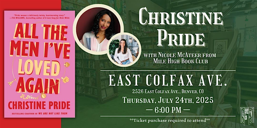 Christine Pride with Nicole McAteer Live at Tattered Cover Colfax, 24 July | Event in Denver | AllEvents