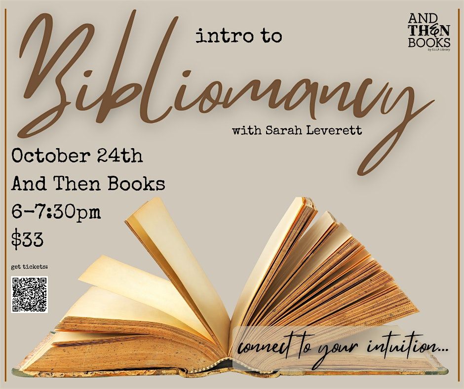 Intro to Bibliomancy, 24 October | Event in Rossville | AllEvents