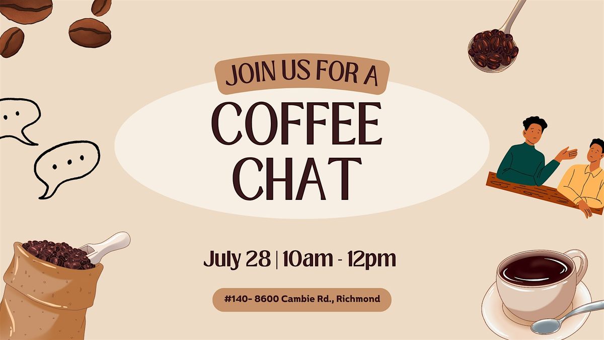 Richmond Coffee Chat Social Networking, 28 July | Event in Richmond | AllEvents