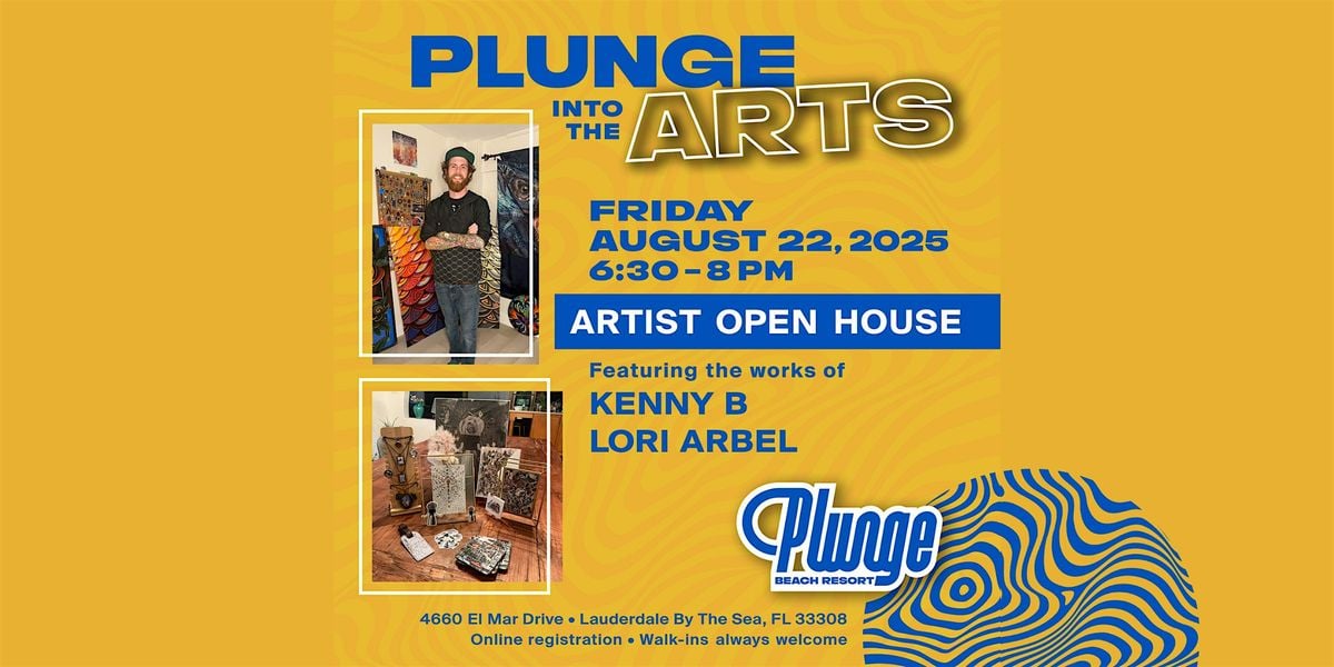 Plunge into the Arts with Kenny B and Lori Arbel, 22 August | Event in Lauderdale-by-the-Sea | AllEvents