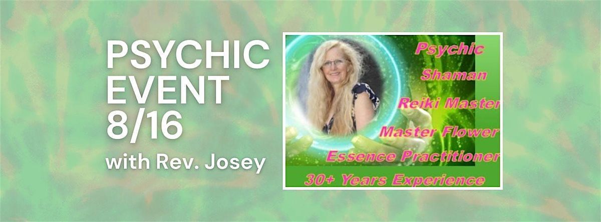 Psychic Event with Rev. Josey, 16 August | Event in Freeville | AllEvents