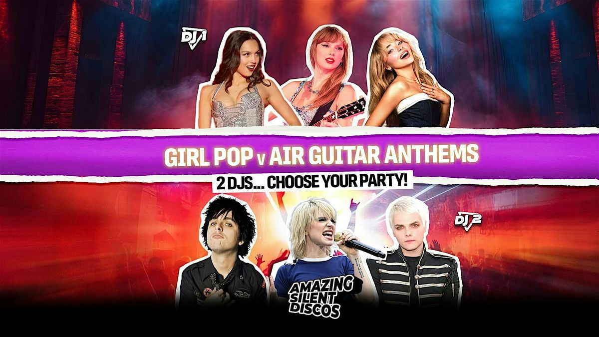 Amazing Silent Discos | Girl Pop vs Air Guitar | Commonwealth Bar, Calgary, 12 December | Event in Calgary