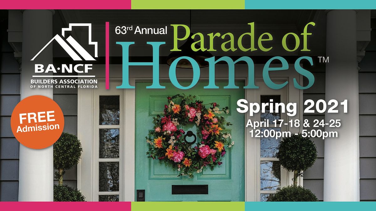 2021 Spring Parade Of Homes Alachua County Gainesville April 17 To April 25 Allevents In Gainesville Home Show 2022