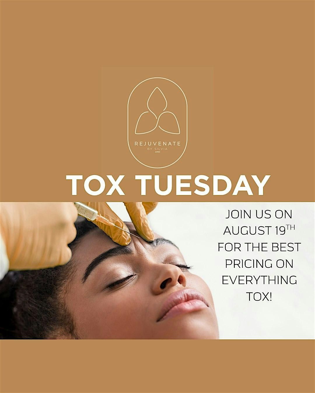 August Tox Tuesday at Rejuvenate By Silvia, 19 August | Event in Miami | AllEvents