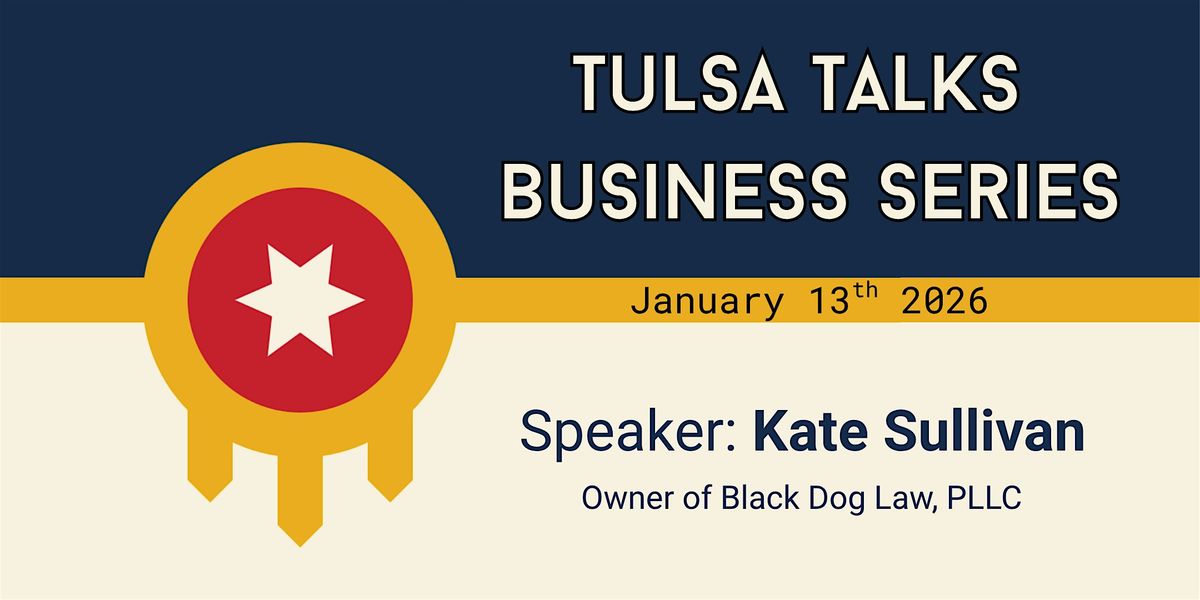 Tulsa Talks Business Series - Kate Sullivan, 13 January | Event in Tulsa | AllEvents