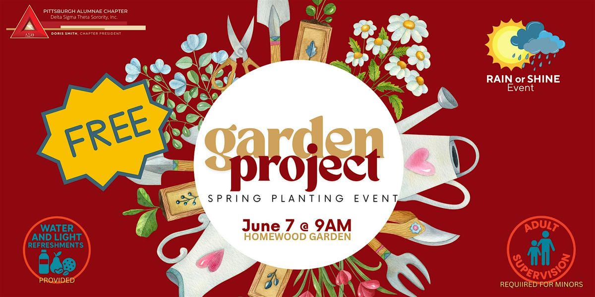 2025 Spring Garden Project, 7 June | Event in Pittsburgh | AllEvents