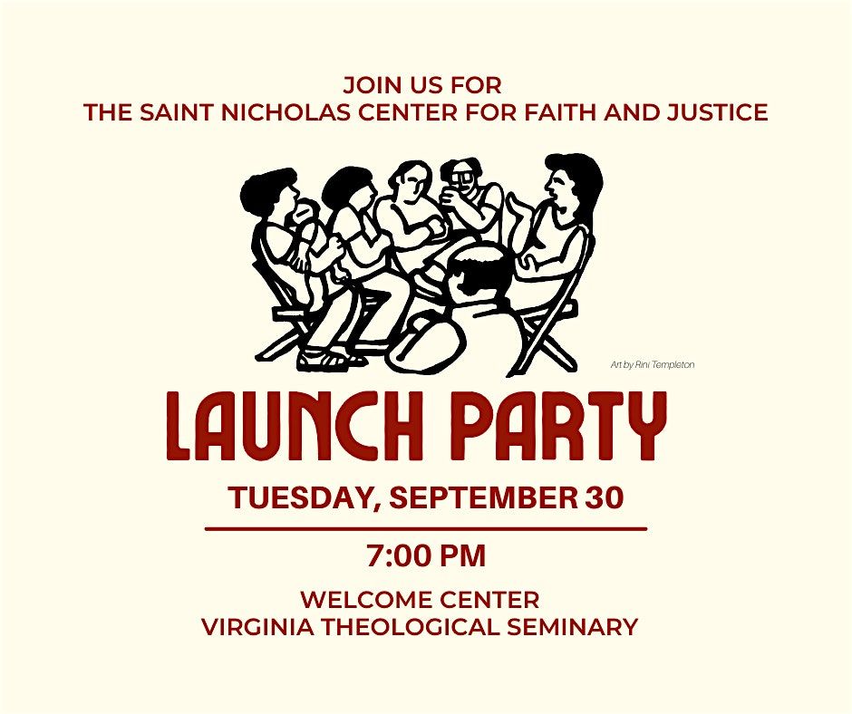 Saint Nicholas Center for Faith and Justice Launch Party, 30 September | Event in Alexandria | AllEvents