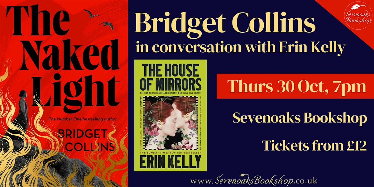 Bridget Collins in  Conversation with Erin Kelly, 30 October | Event in Sevenoaks | AllEvents