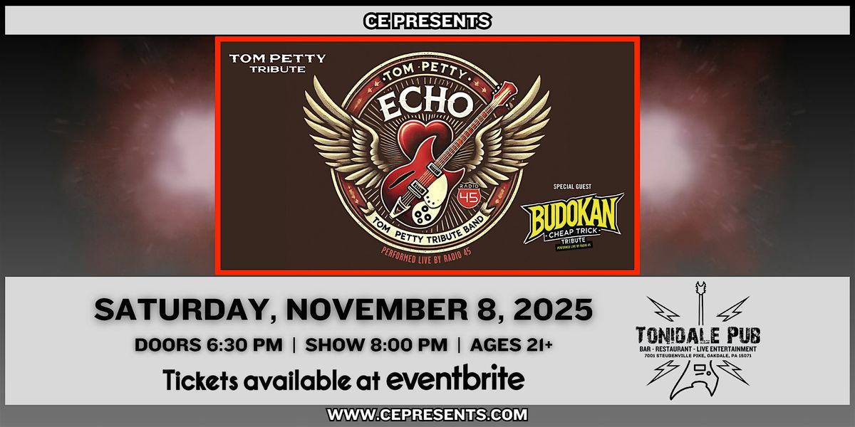 Echo - Tom Petty Tribute, 8 November | Event in Oakdale | AllEvents