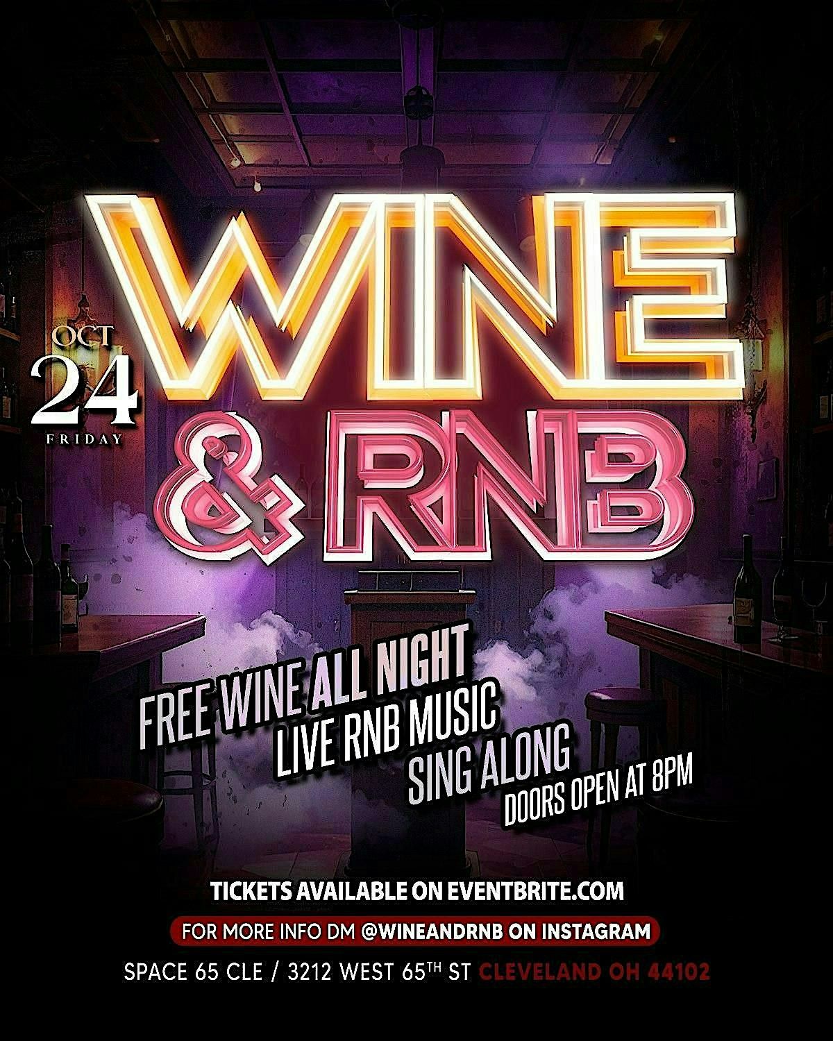 WINE & RNB, 24 October | Event in Cleveland | AllEvents