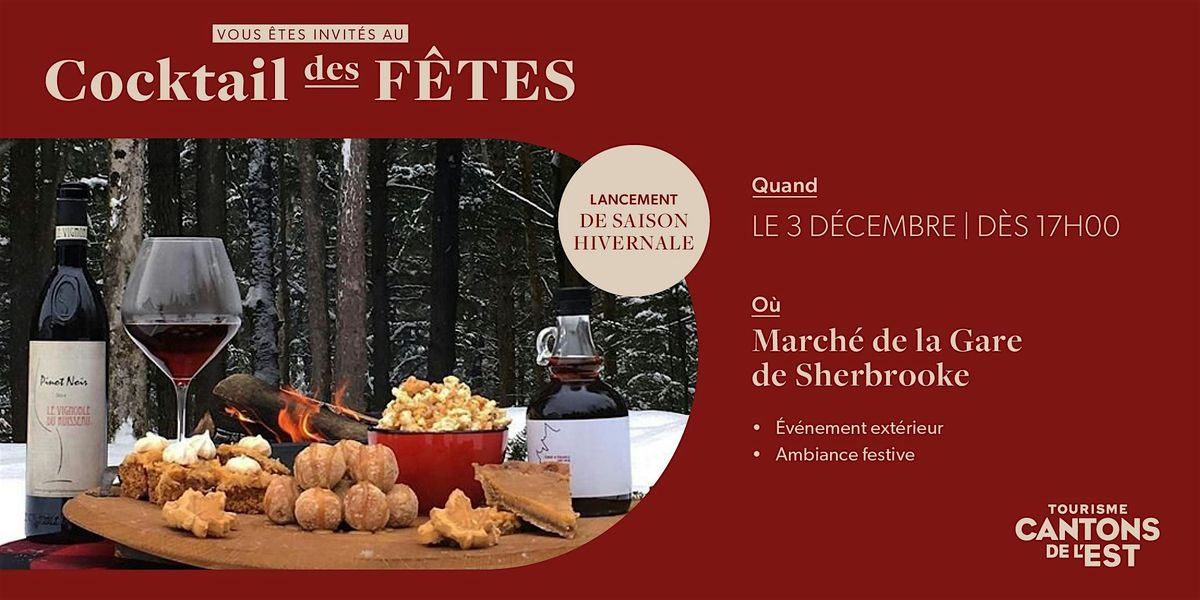Cocktail des Fêtes 2025, 3 December | Event in Sherbrooke | AllEvents