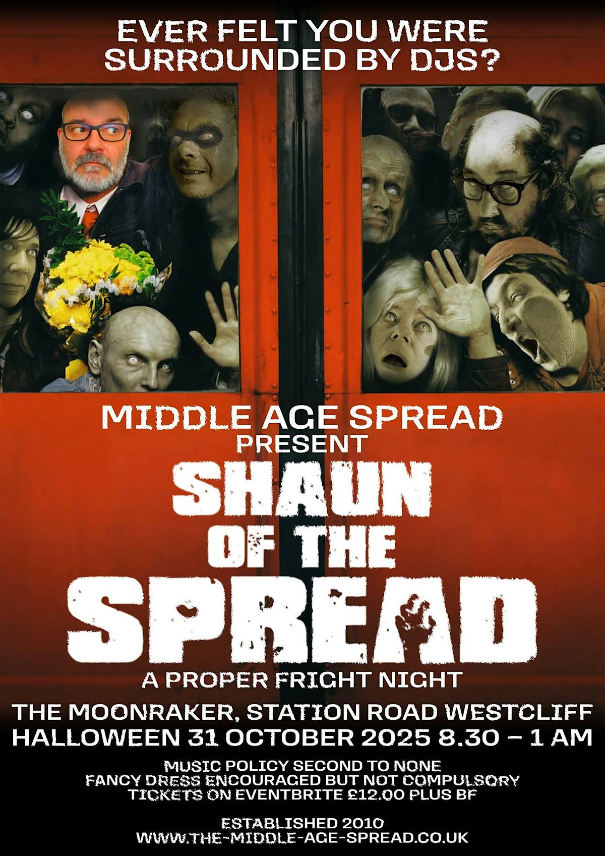 Shaun of the Spread - A Proper Fright Night, 31 October | Event in Southend-on-Sea | AllEvents