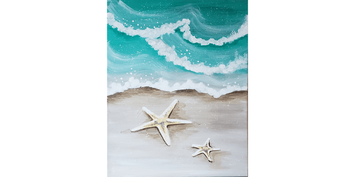 Beach Treasure: Starfish - Paint and Sip in Phoenix | Classpop!™, 16 August | Event in Gilbert | AllEvents