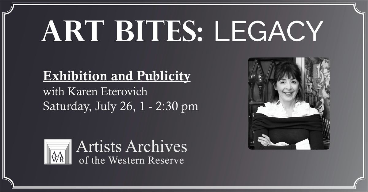 Art Bites – Professional Practices, Exhibition and Publicity, 26 July | Event in Cleveland | AllEvents