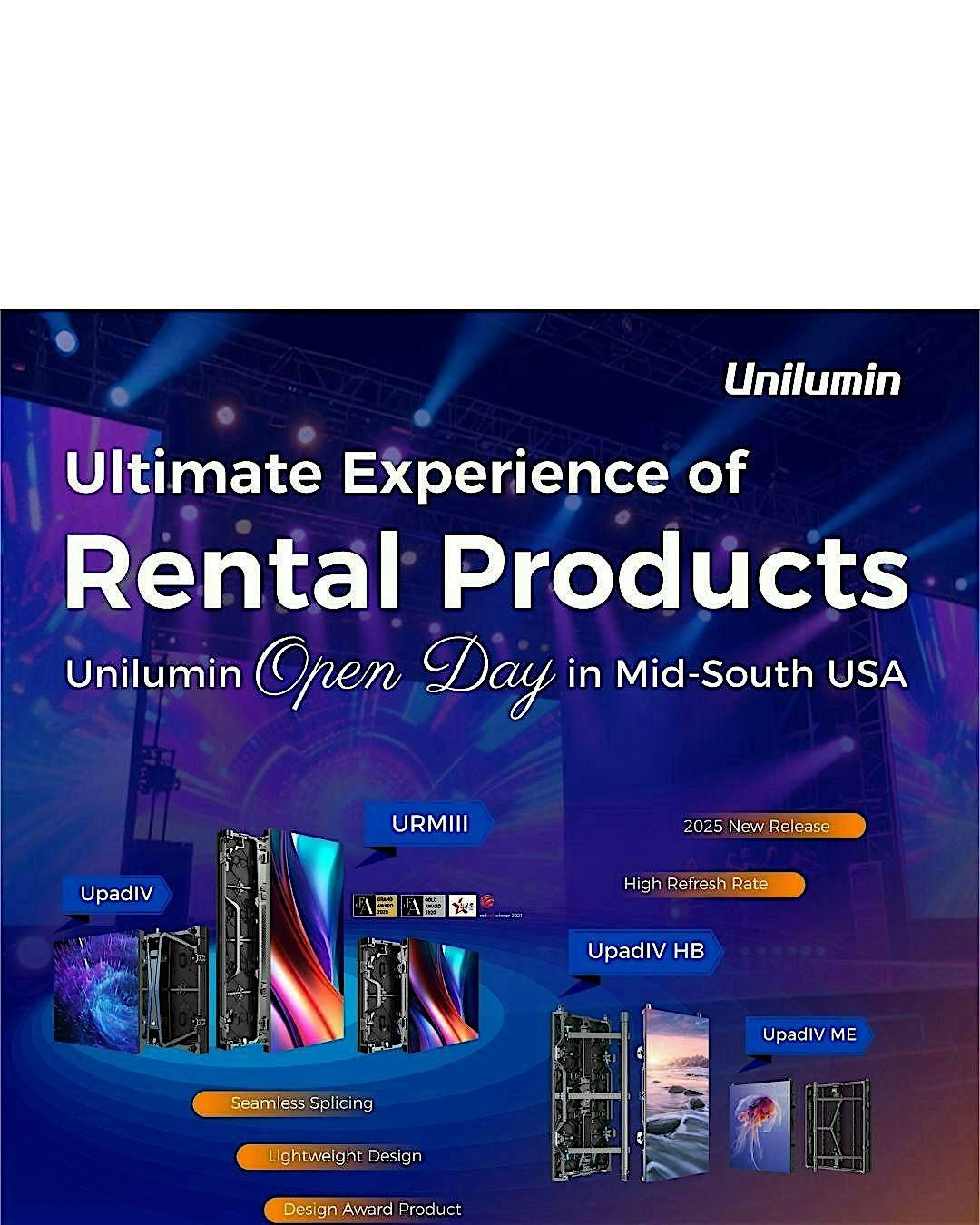 Unilumin USA Rental & Staging Open Day, 27 August | Event in Carrollton | AllEvents