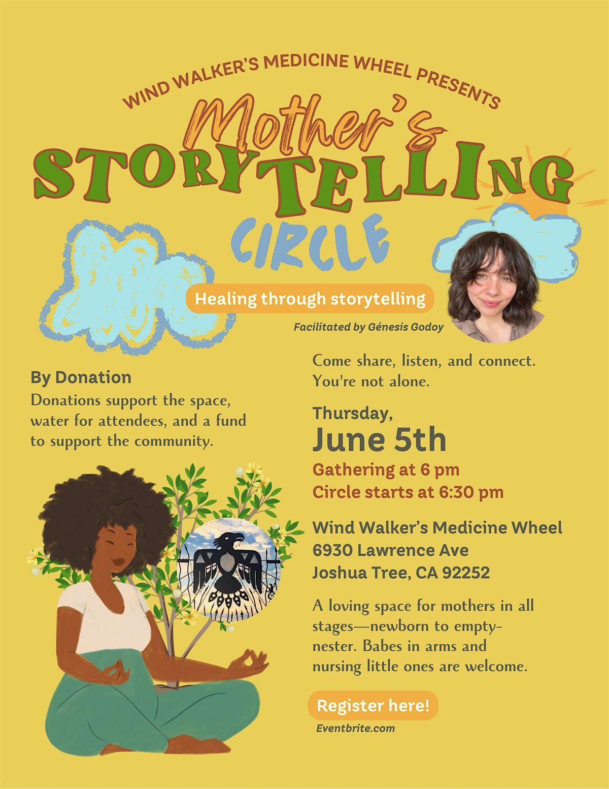 Mother's Storytelling Circle, 5 June | Event in Joshua Tree | AllEvents