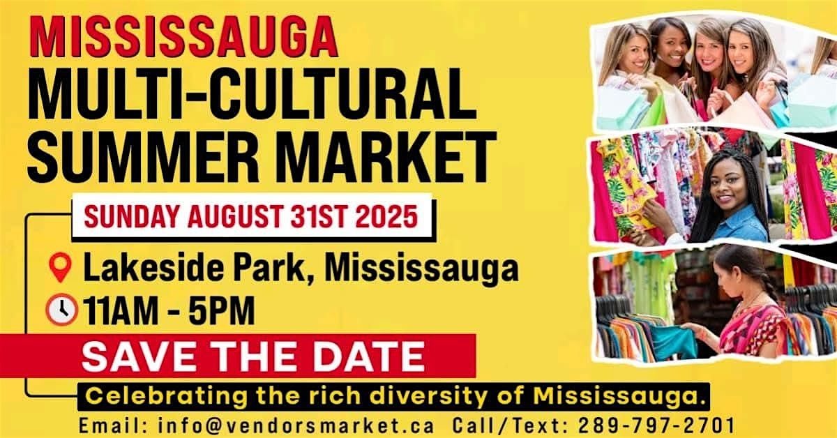 Mississauga Multicultural Summer Market, 31 August | Event in Mississauga | AllEvents