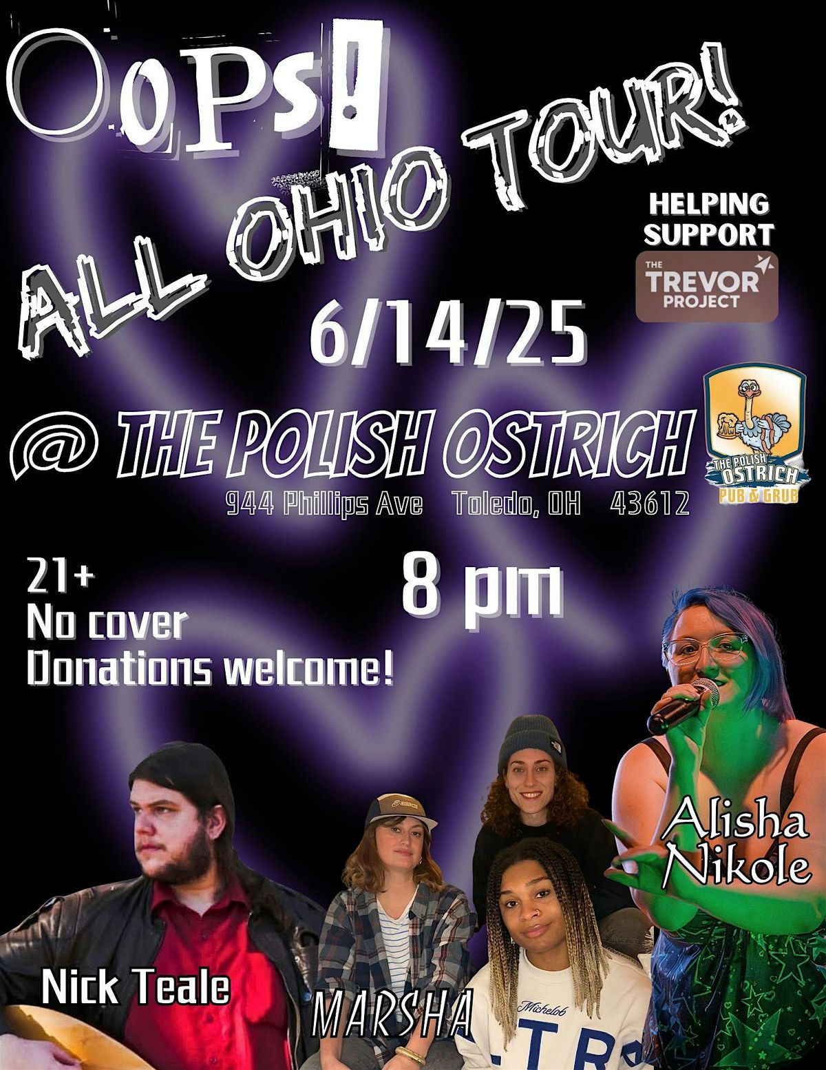 Oops! All Ohio Tour! (TOLEDO), 14 June | Event in Toledo | AllEvents