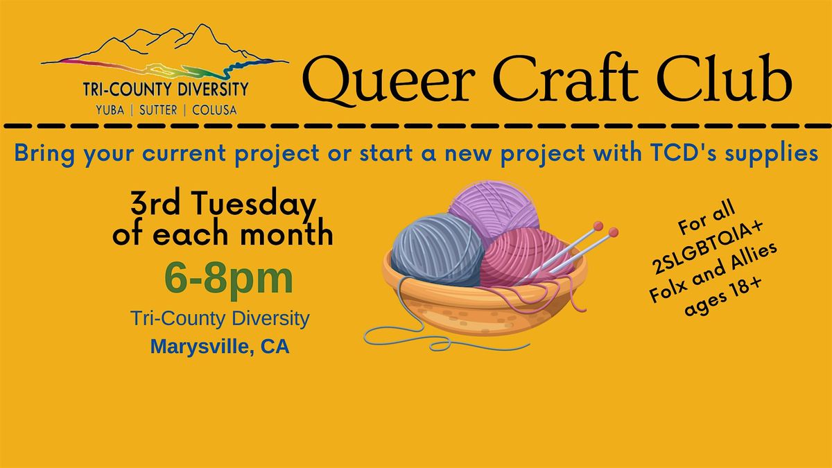 Queer Craft Club, 26 August | Event in Marysville | AllEvents