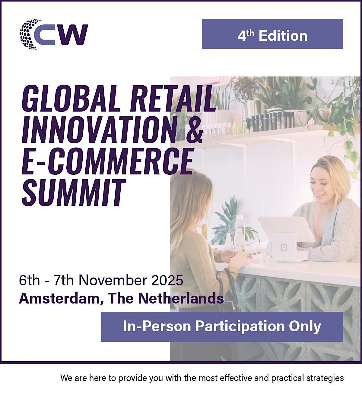 GLOBAL RETAIL INNOVATION & E-COMMERCE SUMMIT, 6 November | Event in Amsterdam | AllEvents