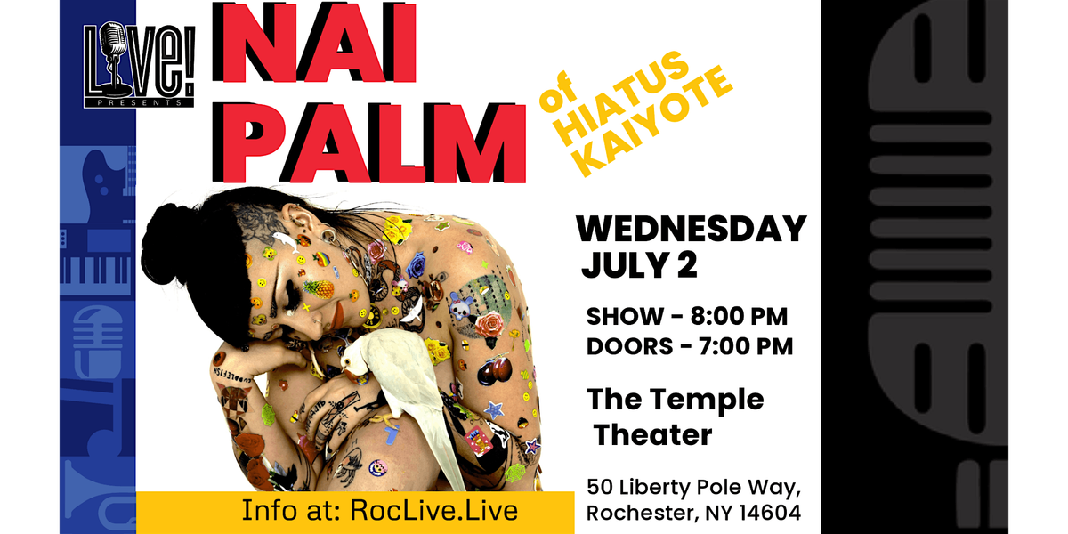 Live! Presents: Nai Palm (of Hiatus Kaiyote), 2 July | Event in Rochester | AllEvents