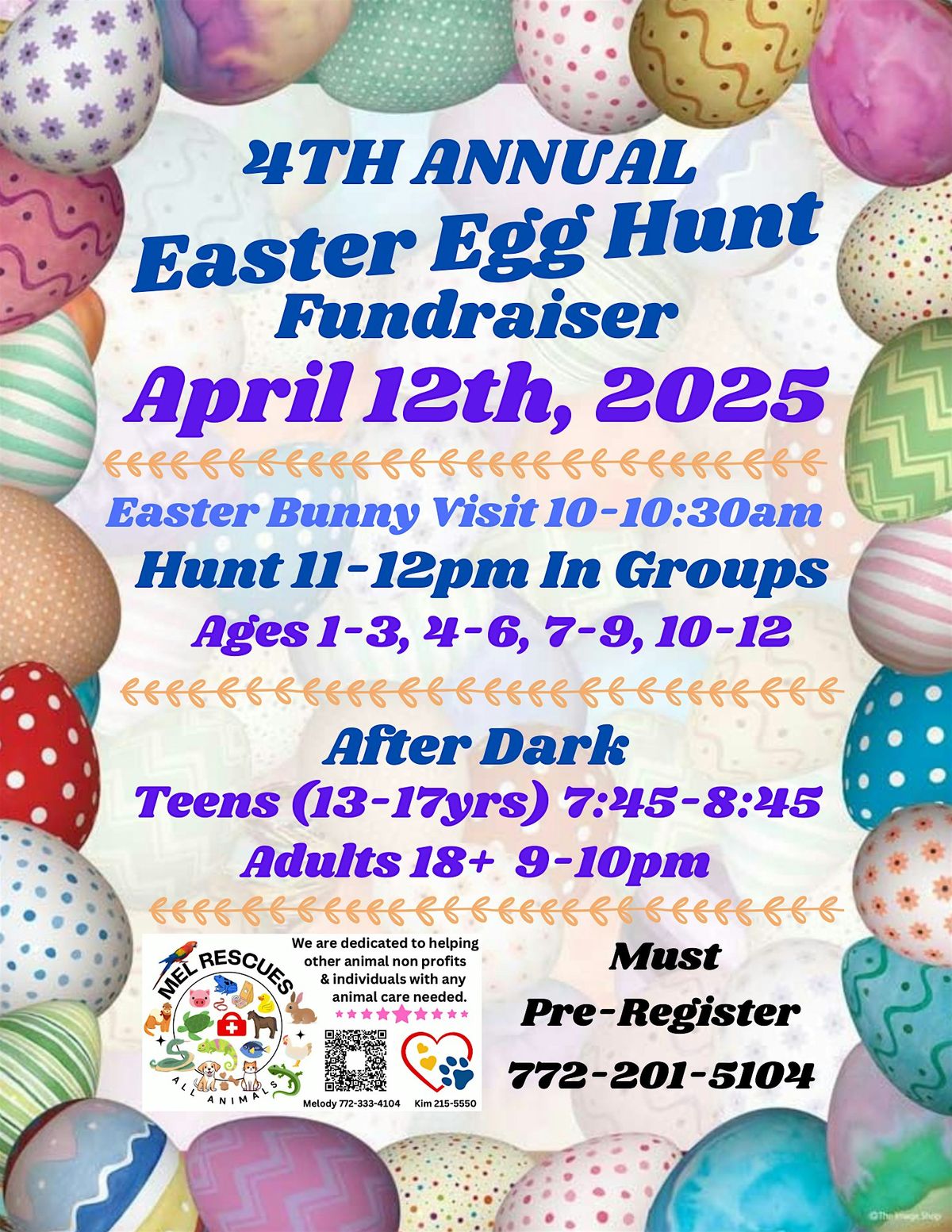Easter Egg Hunt, Whispering Pines Park, Port St. Lucie, 12 April 2025 2025 April Calendar With Easter Egg Hunt Kids