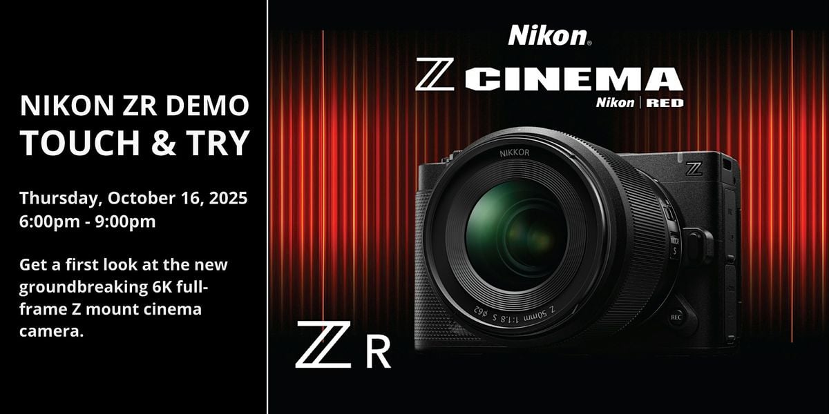 Nikon ZR Demo - First Look, 16 October | Event in Westwood | AllEvents