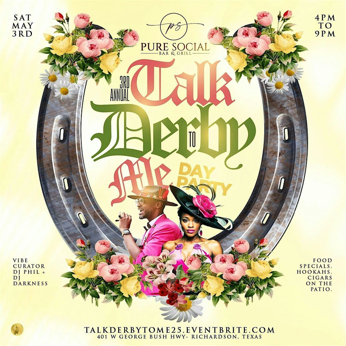 Talk Derby To Me, 3 May | Event in Richardson | AllEvents