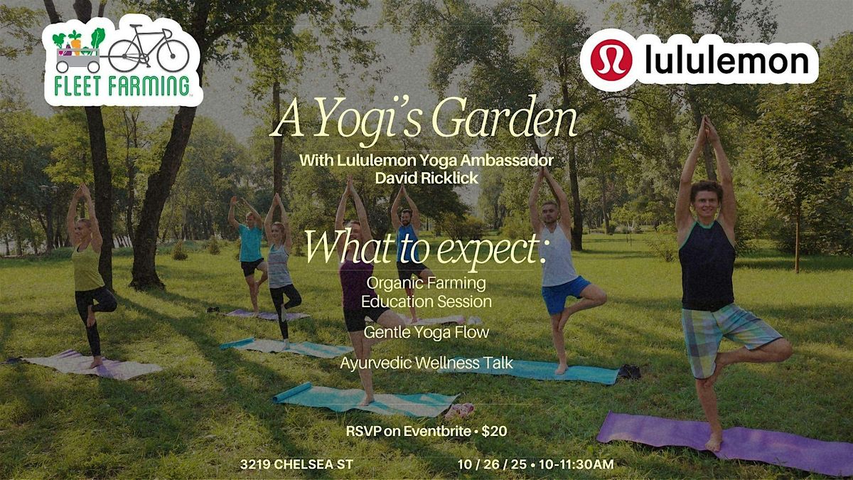 A Yogi's Garden with Lululemon & Fleet Farming, 26 October | Event in Orlando | AllEvents
