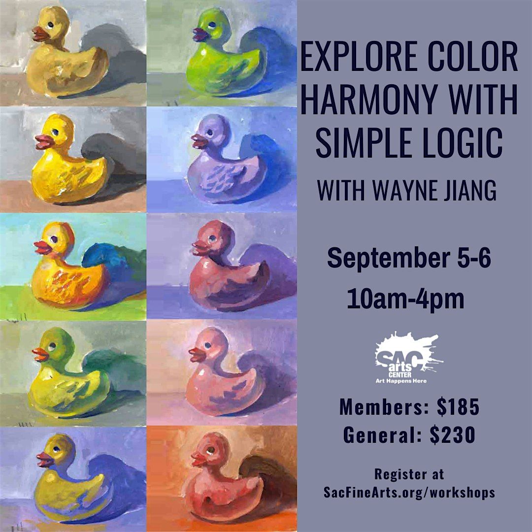 Explore Color Logic with Wayne Jiang, 5 September | Event in Carmichael | AllEvents