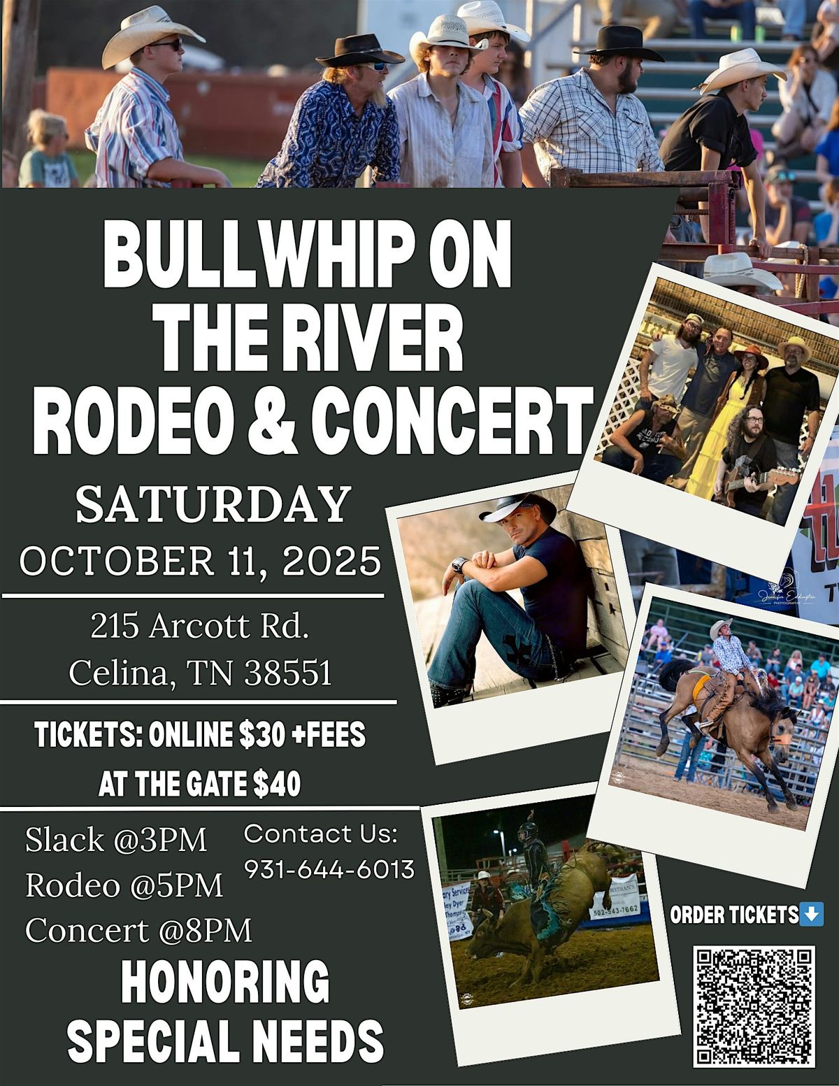 Bullwhip on the River Rodeo & Concert, 215 Arcot Rd, Celina, 11 October ...