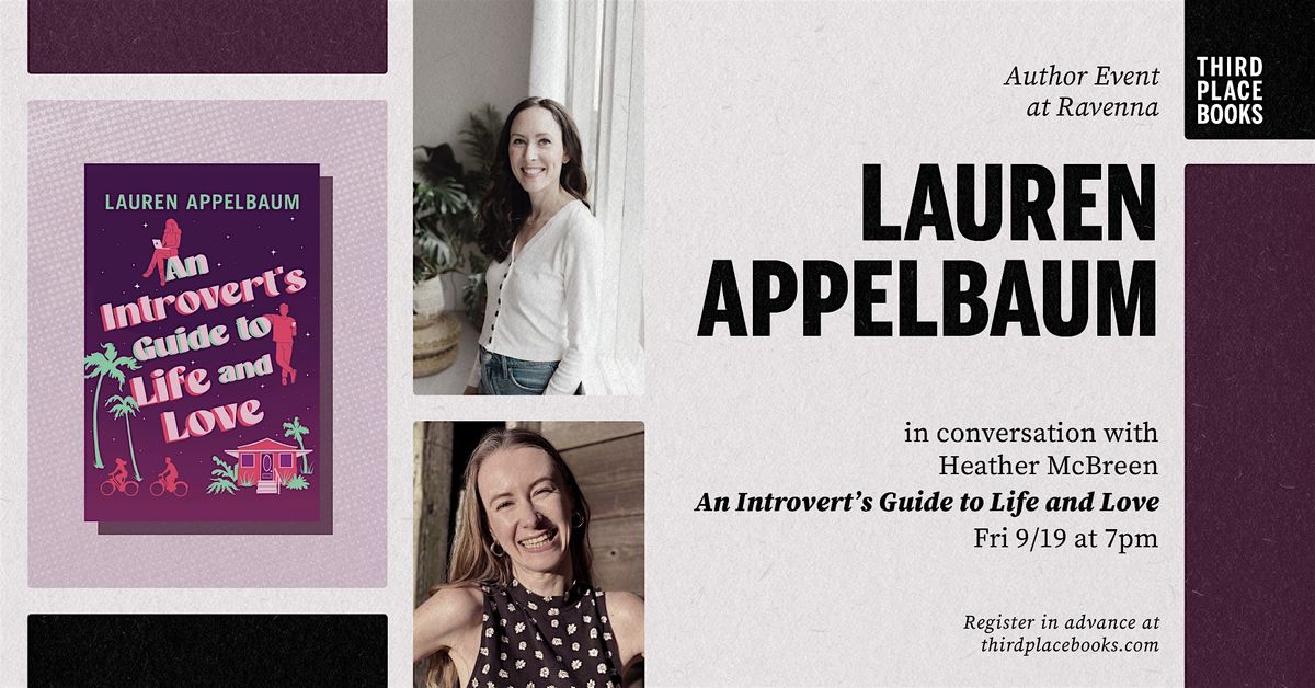 Lauren Appelbaum presents 'An Introvert's Guide to Life and Love', 19 September | Event in Seattle | AllEvents