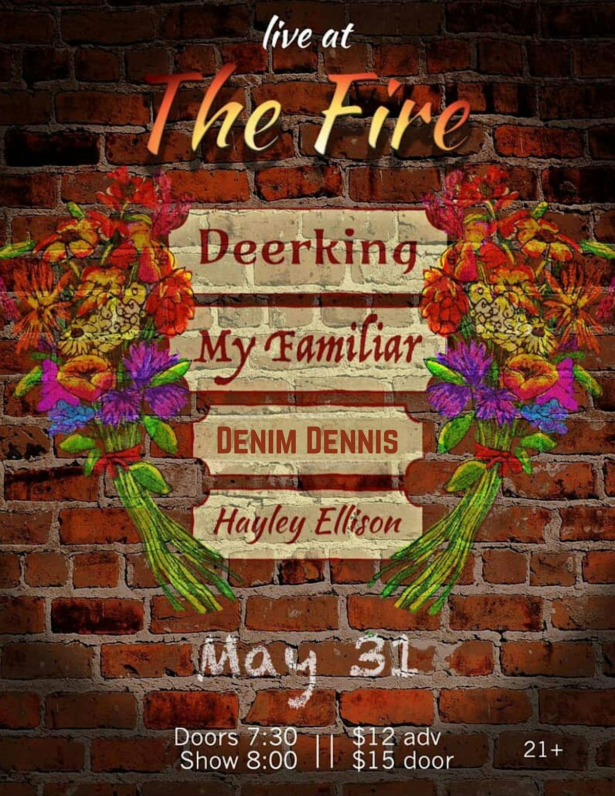 Deerking / My Familiar / Denim Dennis / Hayley Ellison, 31 May | Event in Philadelphia | AllEvents