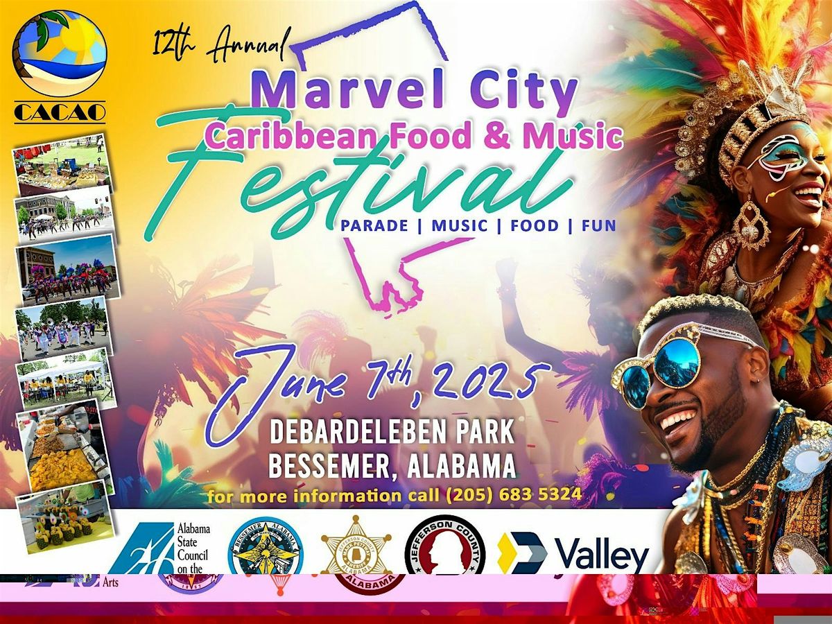 Marvel City Caribbean Food & Music Festival Weekend, 6 June | Event in Bessemer | AllEvents