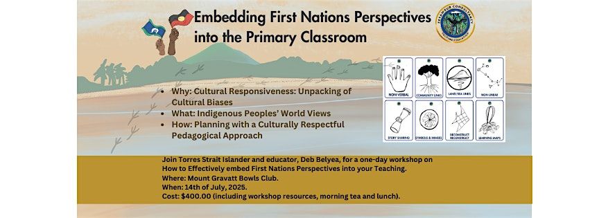 Embedding First Nations Perspectives into the Primary Curriculum, 14 July | Event in Upper Mount Gravatt | AllEvents