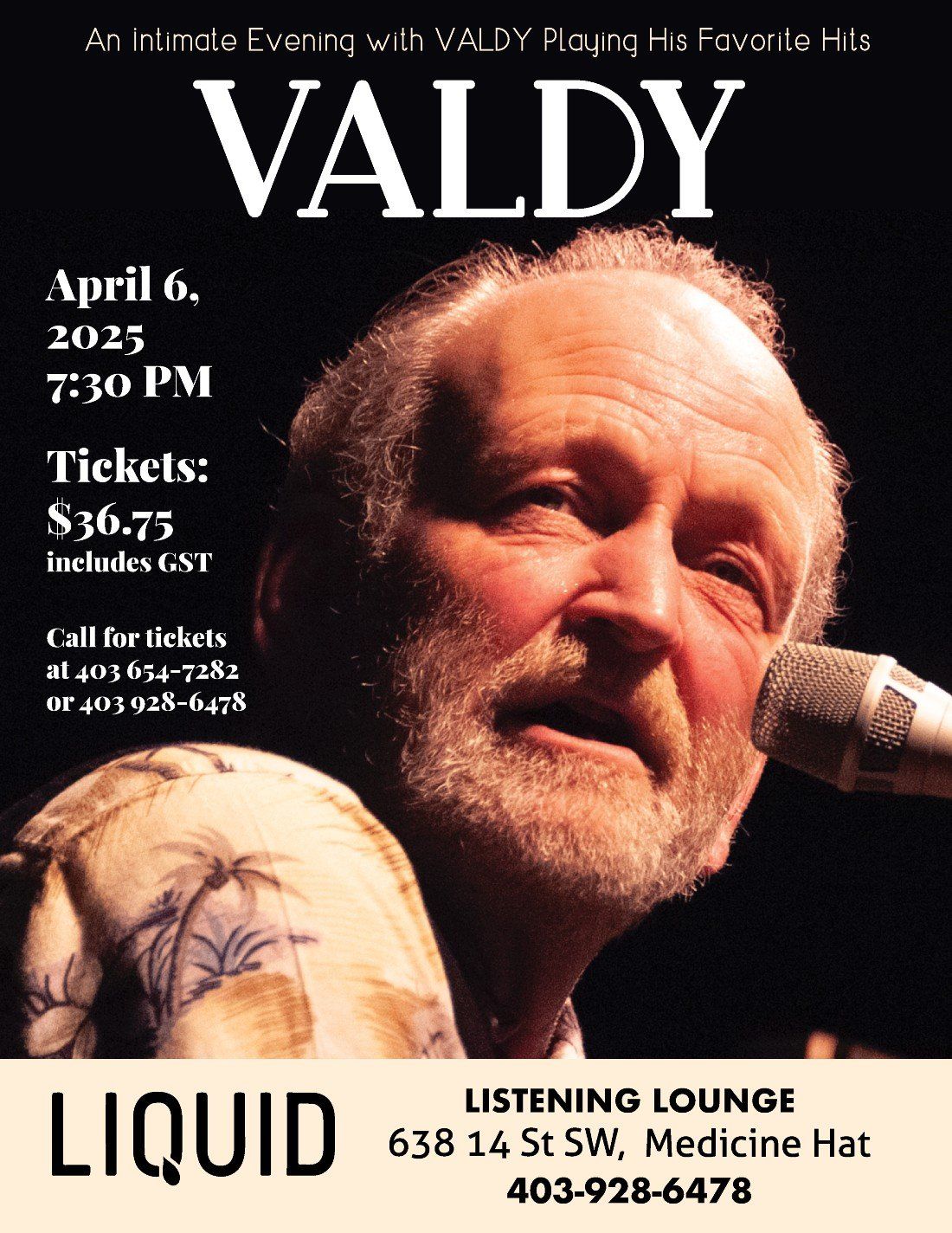 Valdy, 2 October | Event in Mission | AllEvents