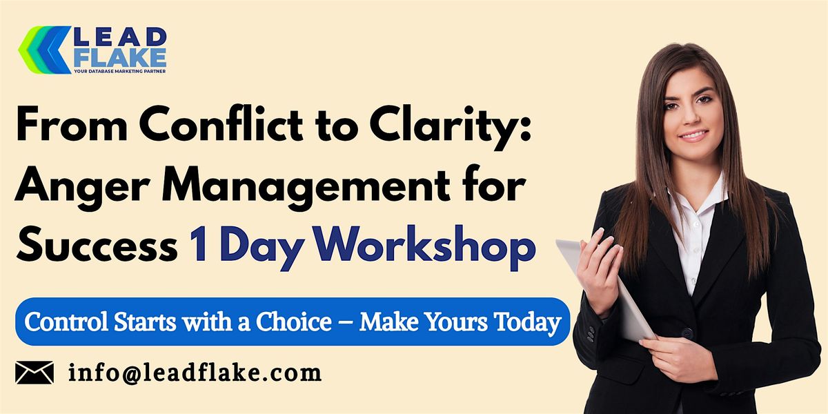 Strategies for Effective Anger Management Workshop in Wellington, 15 July | Event in Wellington | AllEvents