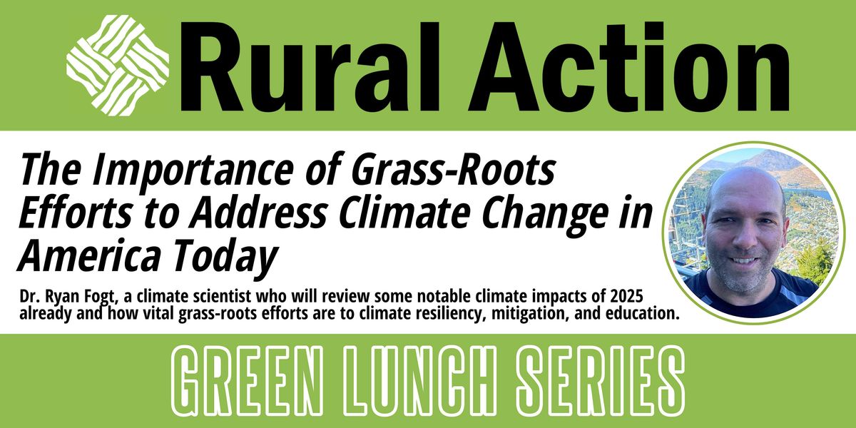 Green Lunch: Grass-Roots Efforts to Address Climate Change in America Today, 14 October | Event in The Plains