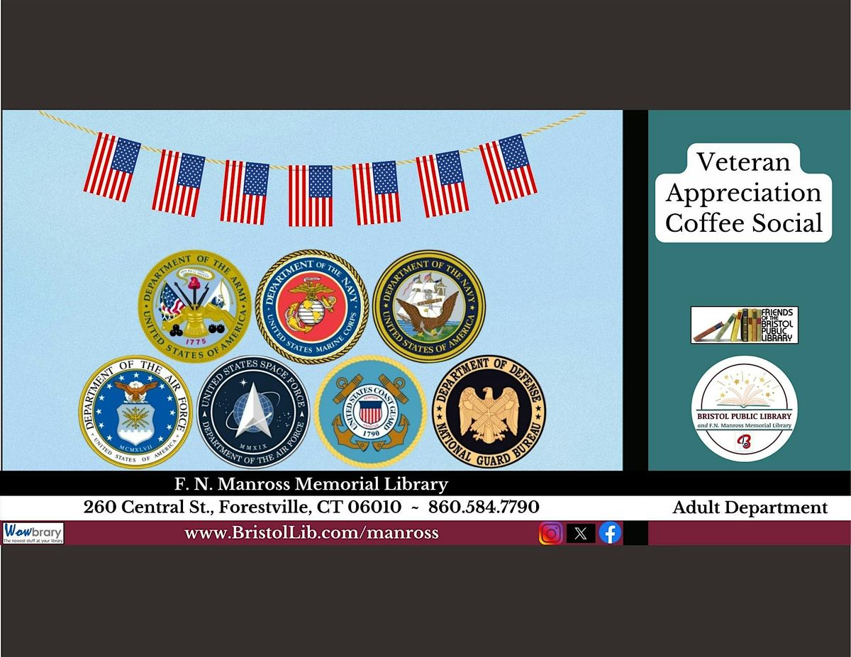 Veteran Appreciation Coffee Social, 8 November | Event in Bristol | AllEvents